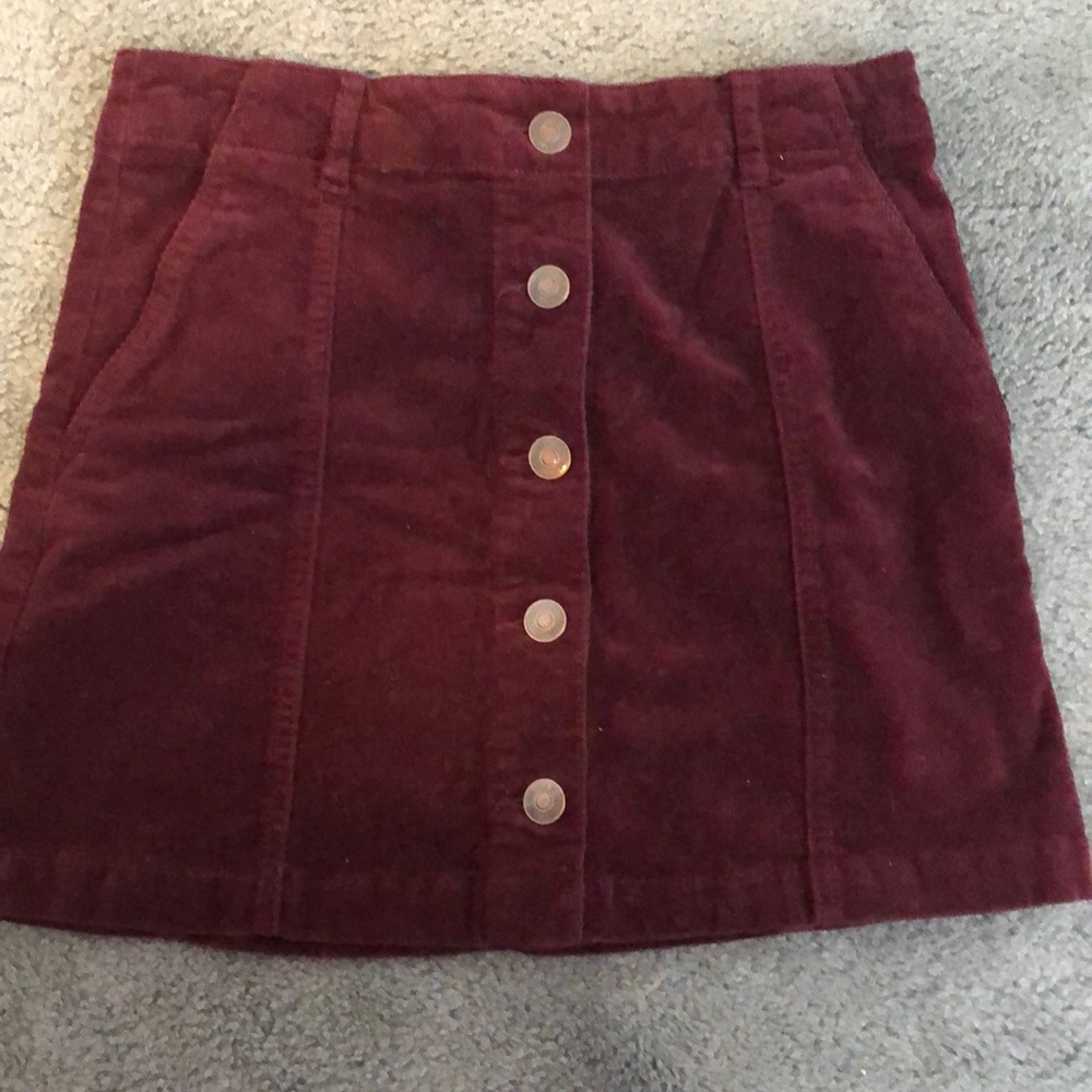 High waisted skirt